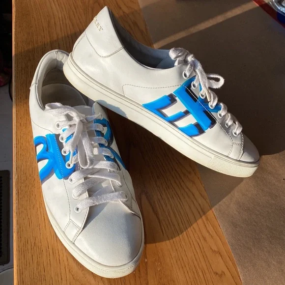 Burberry Graffiti Sneakers EUC! W original BOX! EU 41-US Mens SIZE 8 - Picture 3 of 17